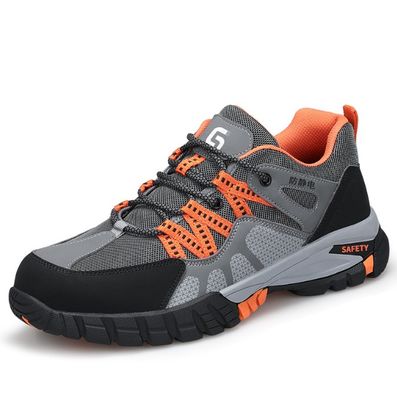 Summer Anti-Static Safety Shoes Breathable Anti-Smash Puncture-Resistant Comfortable Steel Toe Work Shoes for Men & Women Dust-Free Lightweight